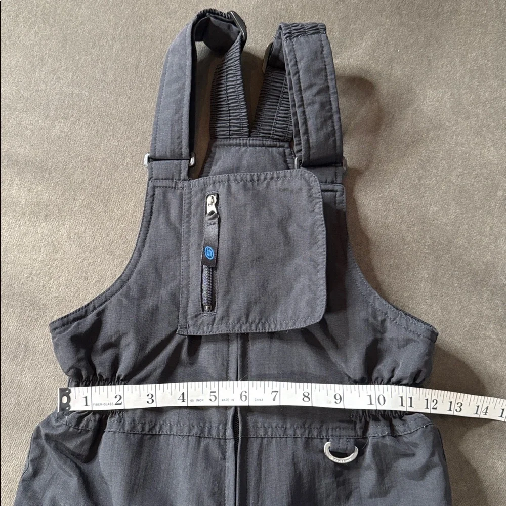 Kids Slalom Black Insulated Overall Snow Bib Toddler Size XL